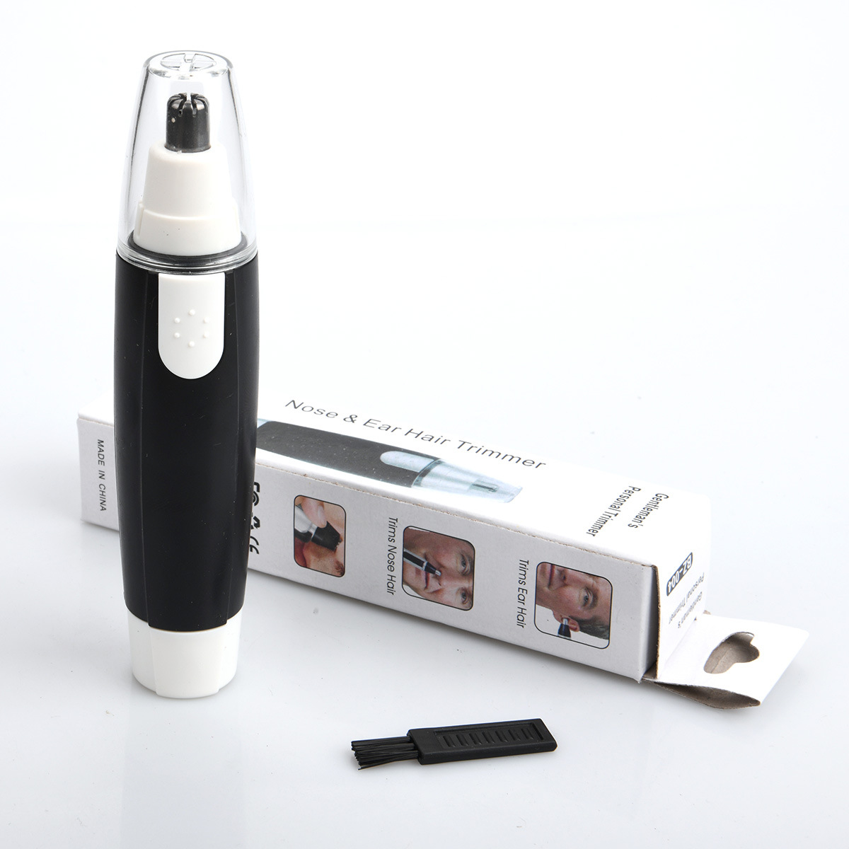 Picture of Nose Ear and Hair Trimmer Stainless Steel Blade , Shaving And Unwanted Hair Removal Electric Trimmer for both Male and Female-Manual Nose Trimerr