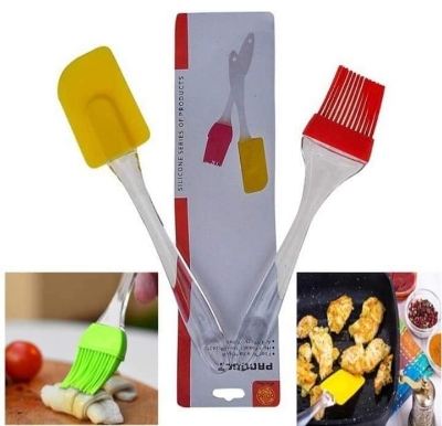 Picture of Silicone Kitchen Oil Brush BBQ Grill Basting Barbecue Brush oil brush-Multicolor