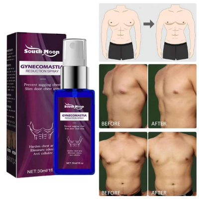 Picture of South Moon Gynecomastia Firming Spray Cellulite Reduction Muscle Accelerating Hardening Spray Tighten Chest Muscle Fitness- 30ml-Gynecomastia Spray