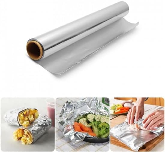 Picture of High Quality - Aluminum Wrapped Foil Paper - Square Feet - Versatile And Easy To Use And Maintain - Reliable And Durable Foil Paper-Multicolor