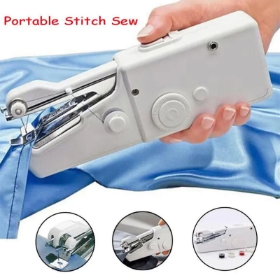 Picture of Mini Sewing Machines for Home Cordless Portable Handy Stitching Machine (Hand Machine for Stitching)-Sewing Machines-Mini Sewing Machines