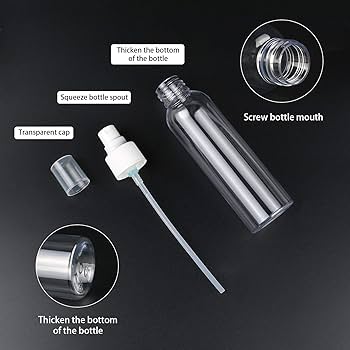 Picture of Spray Bottle 100ml Capacity - White Spray 1Pc-Multicolor