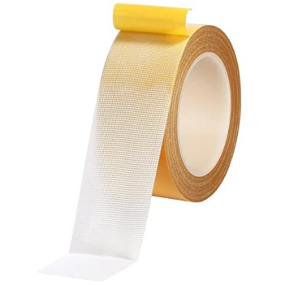Picture of Cloth Double Sided Tape Adhesive Mesh Double Sided Cloth Tape Yellow High Viscosity 1 Roll-Multicolor