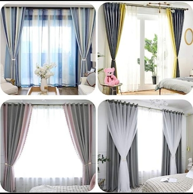 Picture of 1 Pcs Magnetic Curtain Tiebacks / Curtain Clip / Weave Rope Curtain Holders / multicolor Curtain Buckle / Curtain Holdback /Curtain Accessories / European Style Decorative Curtain Holdbacks-Multicolor