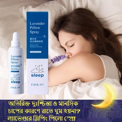 Picture of New Best Aromatherapy Calm Deep Sleep Mist Pillow Spray-Multicolor