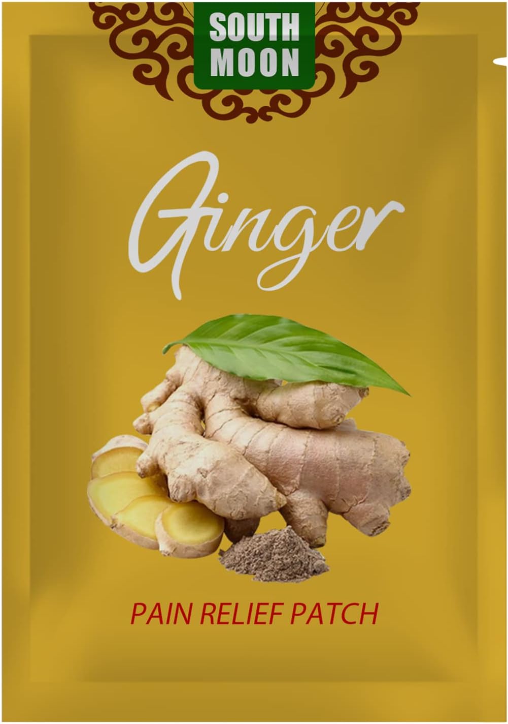 Picture of SOU MOON 10Pcs Lymphatic He ng Ginger Patch Warng Pain Relief Patches Remove Toxin Promote Blood Circulation Knee Pad-Multicolor