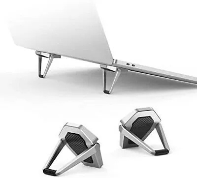 Picture of Laptop Folding Stand -Metal Foldable Portable Laptop Stand- For for Apple Macbook Pro Air Computer Accessories Portable Laptop Stand- Multicolor