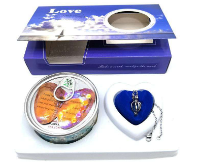 Picture of Love Oysters Pearl Necklace Wish & Love Pearl Necklace for Valentine- Multicolor