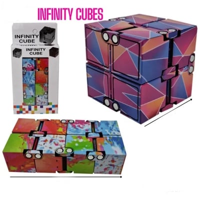 Picture of New Infinity cubes fidget toy sensory phasing games - Great Value - Upscaled Quality Puzzle Cube Game Multicolor- Multicolor