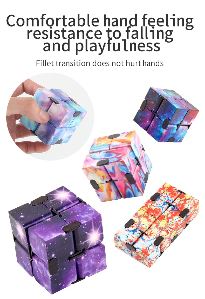 Picture of New Infinity cubes fidget toy sensory phasing games - Great Value - Upscaled Quality Puzzle Cube Game Multicolor- Multicolor