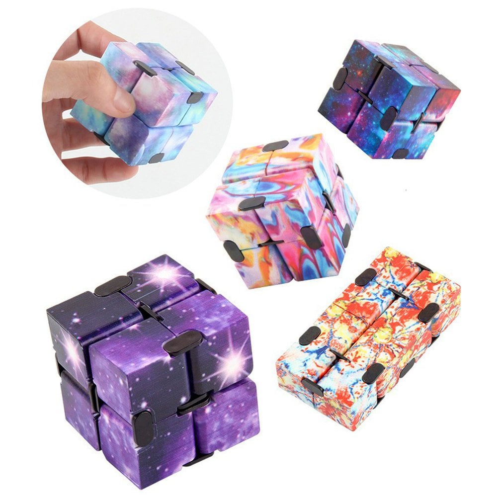 Picture of New Infinity cubes fidget toy sensory phasing games - Great Value - Upscaled Quality Puzzle Cube Game Multicolor- Multicolor