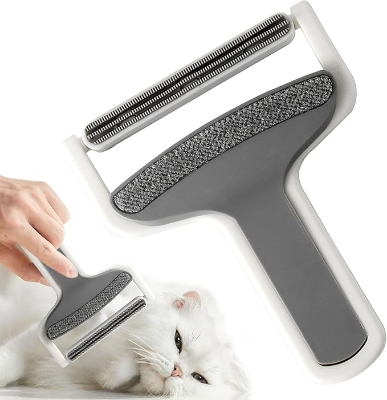 Picture of Pet Hair Remover - Manual Household Clothes Lint Remover | Labor-Saving Portable Fuzz Remover with Handle for Pet Hair Carpet Blanket Bed Sheets  for Animals, Dogs, Cats, Cleaning Accessory- Multicolor-0.1
