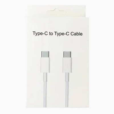 Picture of Type C To Type C Cable For Iphone, Google Pixel, oneplus, Samsung, Google Fast Charging Cable-White