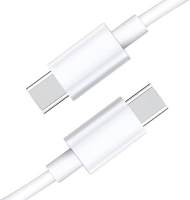 Picture of Type C To Type C Cable For Iphone, Google Pixel, oneplus, Samsung, Google Fast Charging Cable-White