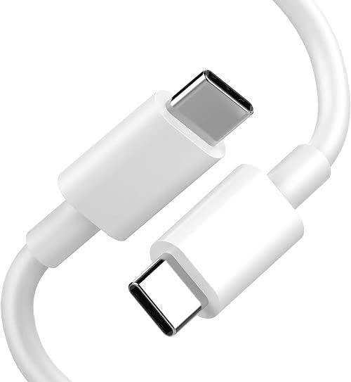 Picture of Type C To Type C Cable For Iphone, Google Pixel, oneplus, Samsung, Google Fast Charging Cable-White