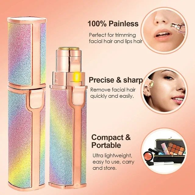 Picture of New Blawless 2-in-1 Lady Shaver Flawless Eyebrow Trimmer for Women- Multicolor