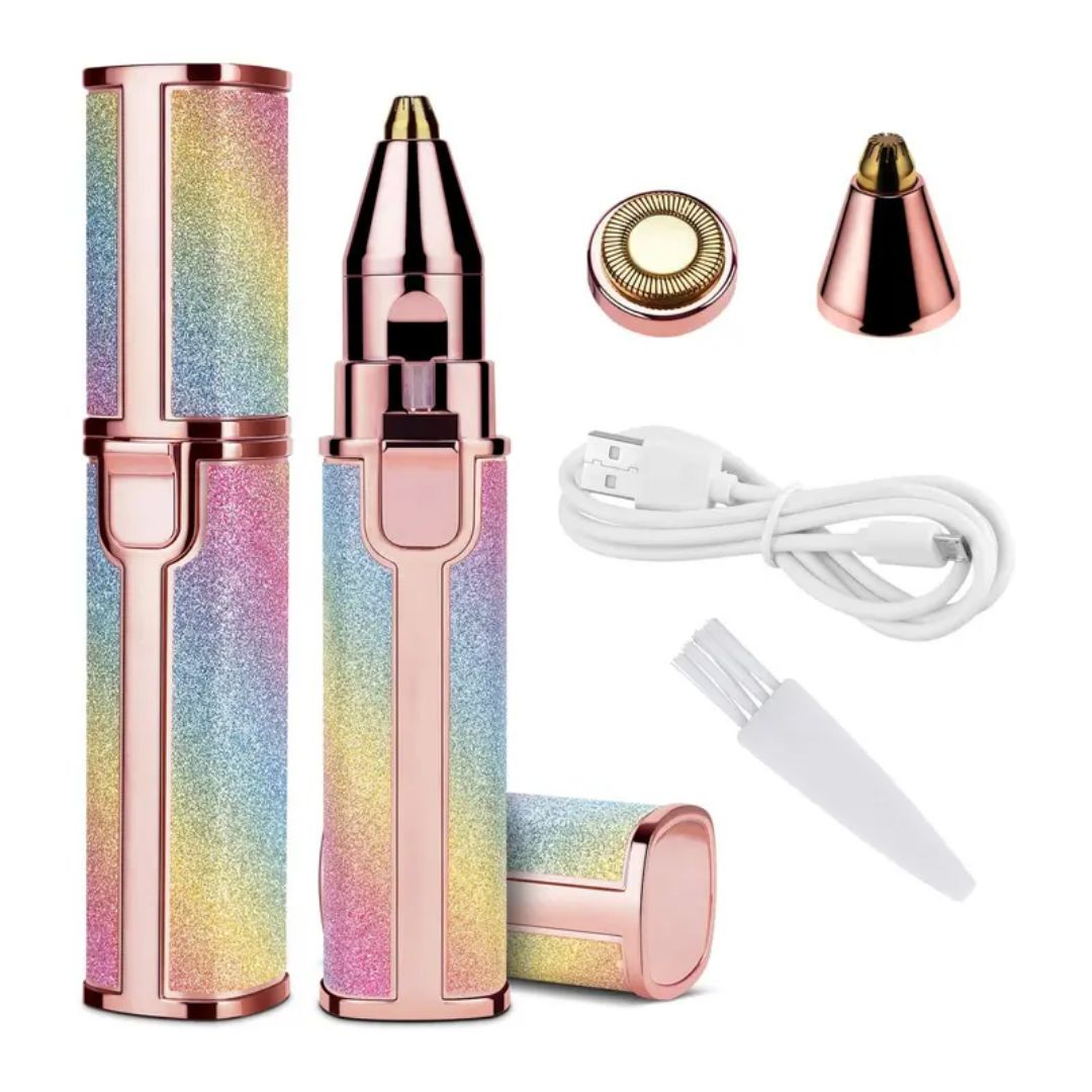 Picture of New Blawless 2-in-1 Lady Shaver Flawless Eyebrow Trimmer for Women- Multicolor