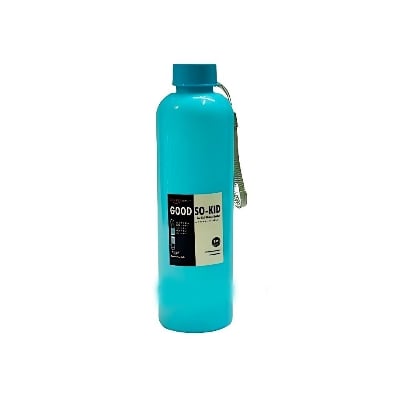 Picture of 1000 ml - Round Shape Plastic Water Bottle Multicolor 1 liter Bottle 1 Pcs- Multicolor