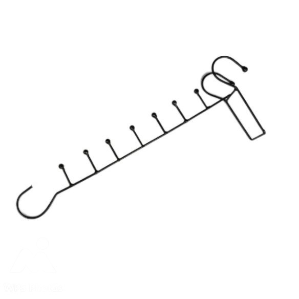 Picture of Strong Grill Hanger Kitchen Iron Art Seamless Nail Free Hooks-Black