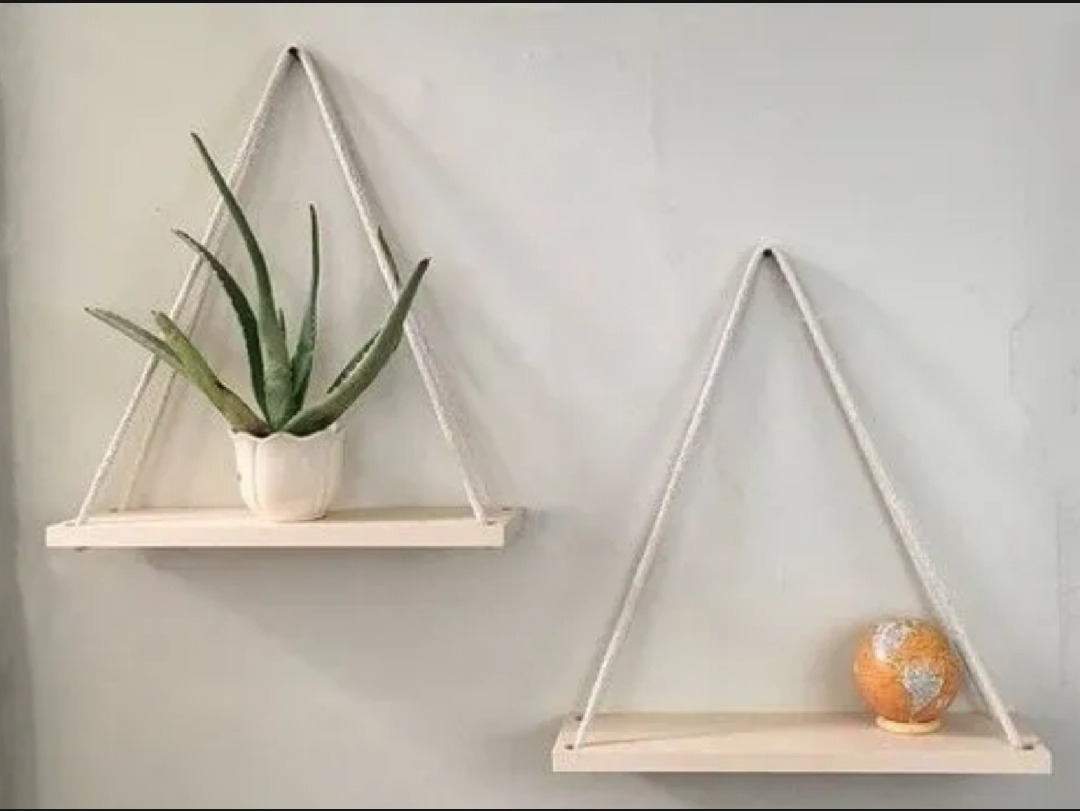 Picture of 1PIC Wall hanging Shelf Floating Hook Wall Hanger Router Stand, Bathroom Self, Book Self, Tree Self- Multicolor