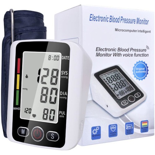 Picture of New Automatic Digital Wrist type Blood Pressure Machine/ BP Machine- Multicolor