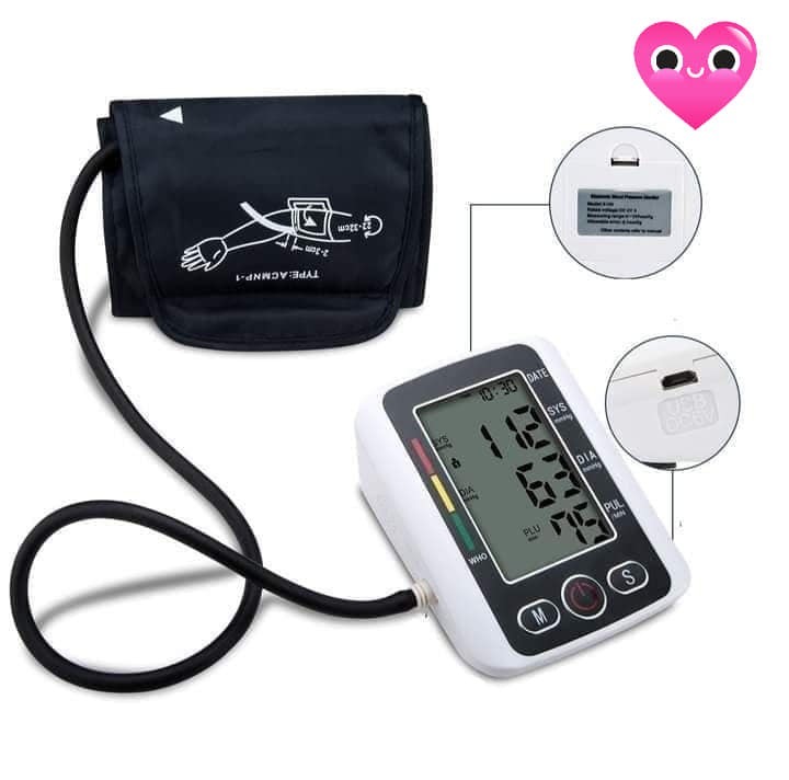 Picture of New Automatic Digital Wrist type Blood Pressure Machine/ BP Machine- Multicolor