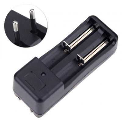 Picture of 2 Slots Smart Charger Universal Intelligent Rechargeable Battery Charger ABS material Input: AC100-240V 47-63Hz- Multicolor