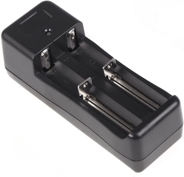 Picture of 2 Slots Smart Charger Universal Intelligent Rechargeable Battery Charger ABS material Input: AC100-240V 47-63Hz- Multicolor