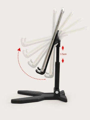 Picture of New Cell Phone Stand, Angle Height Adjustable Cell Phone Holder with Silicon Pad for Desk Fully Forldable Mobile Phone Holder Compatible with All Mobile- Multicolor