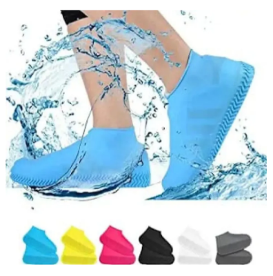 Picture of Versatile -Waterproof Silicone Shoe Cover Free Size Boots Cover portable Rain Proof Silicone Rain Boots for Men/Women- Avant-garde- Multicolor-One size