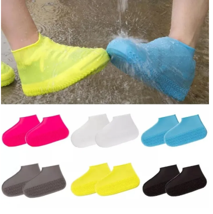 Picture of Versatile -Waterproof Silicone Shoe Cover Free Size Boots Cover portable Rain Proof Silicone Rain Boots for Men/Women- Avant-garde- Multicolor-One size