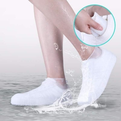 Picture of Versatile -Waterproof Silicone Shoe Cover Free Size Boots Cover portable Rain Proof Silicone Rain Boots for Men/Women- Avant-garde- Multicolor-One size