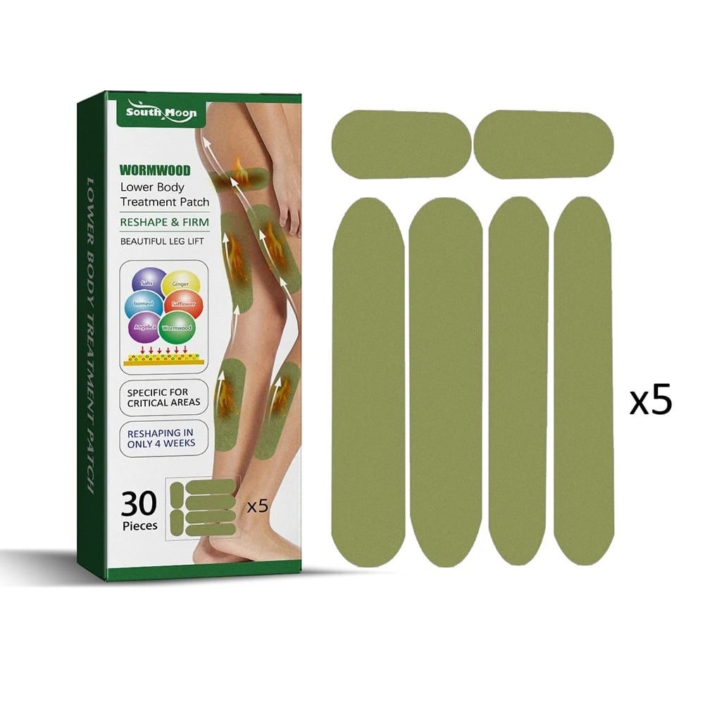 Picture of 30pcs Wormwood Slimming Slim Patch Breathable Fat Burning Slimming Stickers Different Sizes Burn Fat Lose Weight  for Body Patch- Multicolor