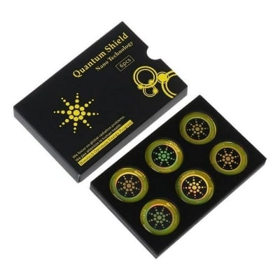 Picture of Anti-Radiation Stickers For Round Shape Electromagnetic Shield- Multicolor
