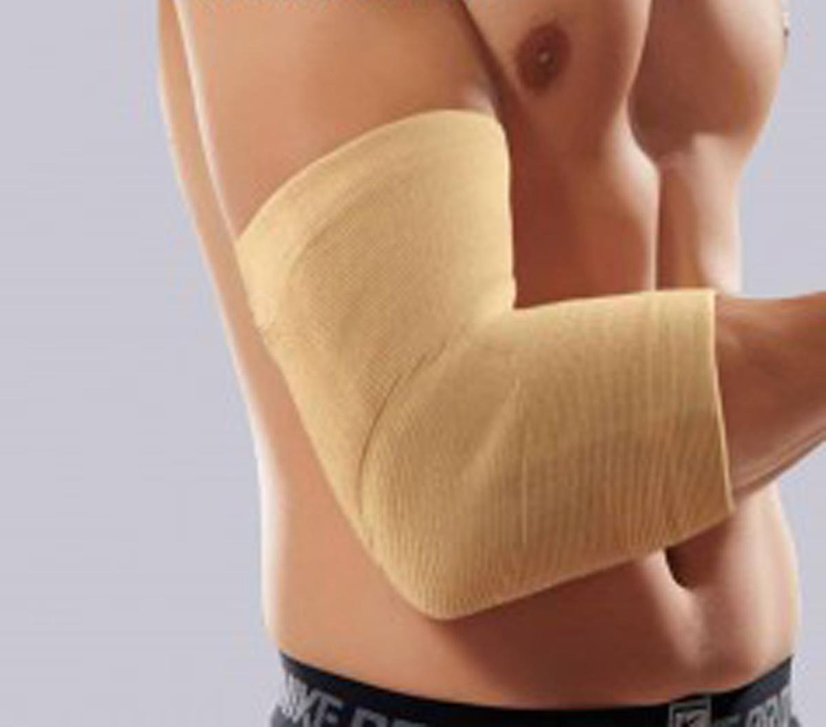 Picture of Elbow Support Guard Pain Relief for Gym and Physical Activities 1 Pic Elbow Support, Guard, Braces- Multicolor
