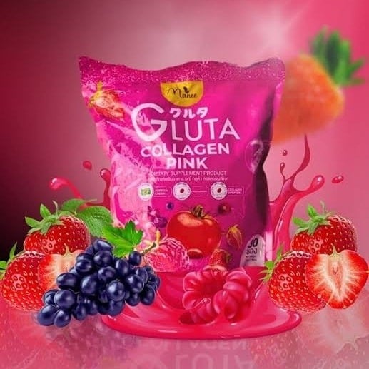 Picture of Manee Gluta Collagen Pink Juice for girl- Multicolor
