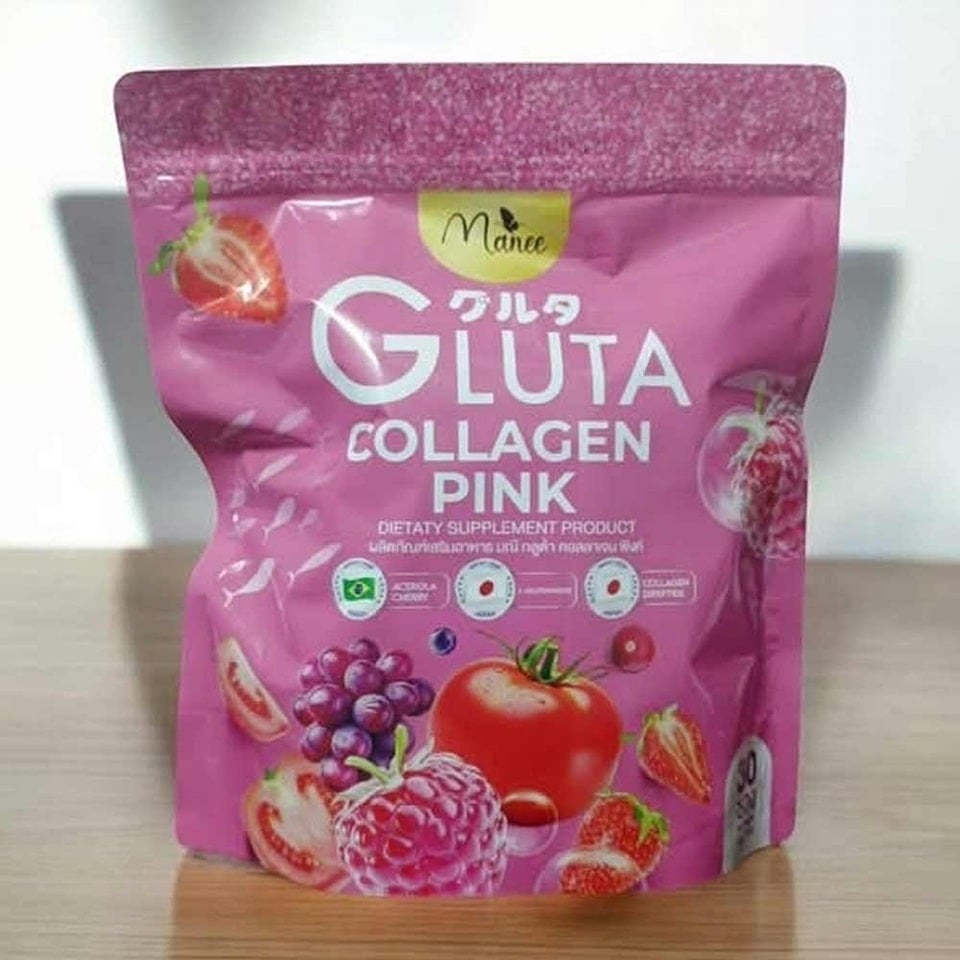 Picture of Manee Gluta Collagen Pink Juice for girl- Multicolor