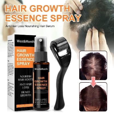 Picture of West & Month Hair Growth Essence Spray Hair Loss Product Hair Regrowth Spray Anti Preventing Hair Loss- Multicolor