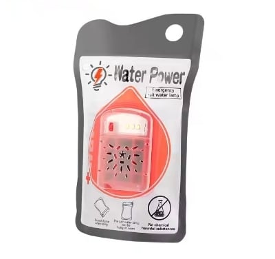 Picture of weilaike Salt Water Lamp, 3 LED Lamp,Outdoor Lights, No Battery Emergency Lamp, Suitable for Outdoor Activities, Night Fishing, Camping, Sustainable Use for 120 Hours(1 Pcs)- Multicolor