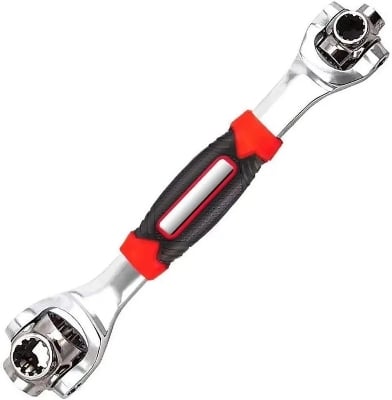 Picture of 8 in 1 Socket Wrench Universal Wrench Handy Adjustable Tool Multi-Function Socket Spanner- Multicolor