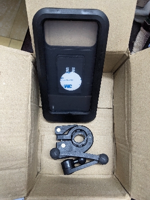 Picture of Mobile Phone Holder For Bike Cycle free rotation travel mobile holder- Multicolor