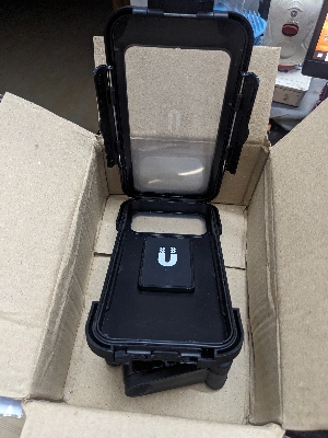 Picture of Mobile Phone Holder For Bike Cycle free rotation travel mobile holder- Multicolor