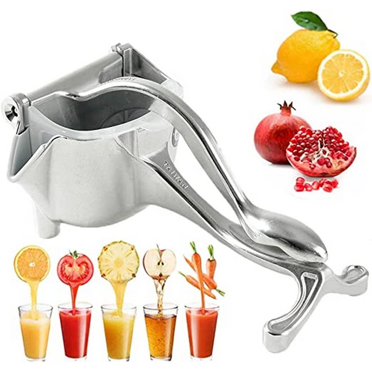 Picture of Hand Juicer Squeezer - Aluminum Manual Hand Press Juicer- Multicolor
