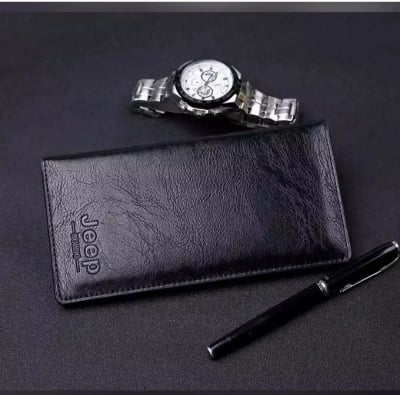 Picture of Jeep Artificial Leather wallet for men- Multicolor