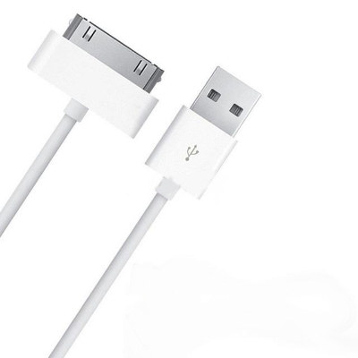 Picture of iPhone 4S Charger Cable, 30-Pin USB Charging & Data Sync Cord Compatible with iPhone 4/4S, iPad 2/3, iPod Classic/Nano/Touch – Durable USB Cable for Apple 30-Pin Devices-Multicolor
