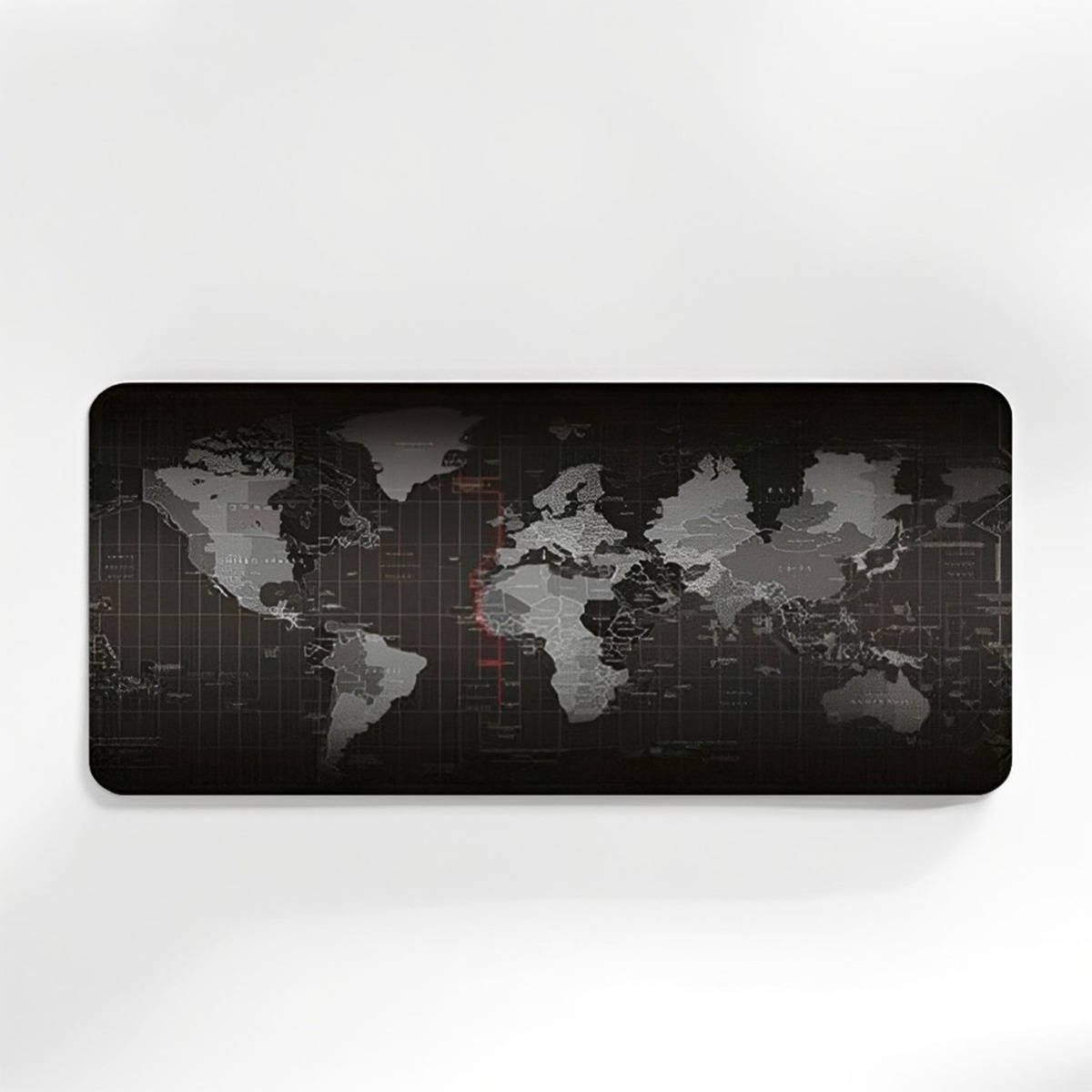 Picture of Large Gaming Mouse Pad, Waterproof Extra Large Big Mouse Pad with Stitched Edge, Non-Slip Black Computer Long Mousepad Desk Mat for Gamer, Office & Home, Black-Multicolor