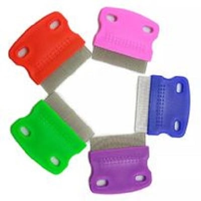 Picture of Lice Comb - Professional Stainless Steel Comb for Effective Head Lice Treatment-Multicolor