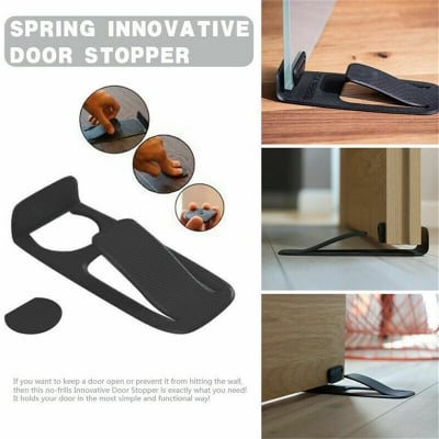 Picture of Multi-function Door Stopper Safety Protector Creative Door Open Wedge Shaped Holder Safe Floor Door Stopper Support Wholesale-Multicolor