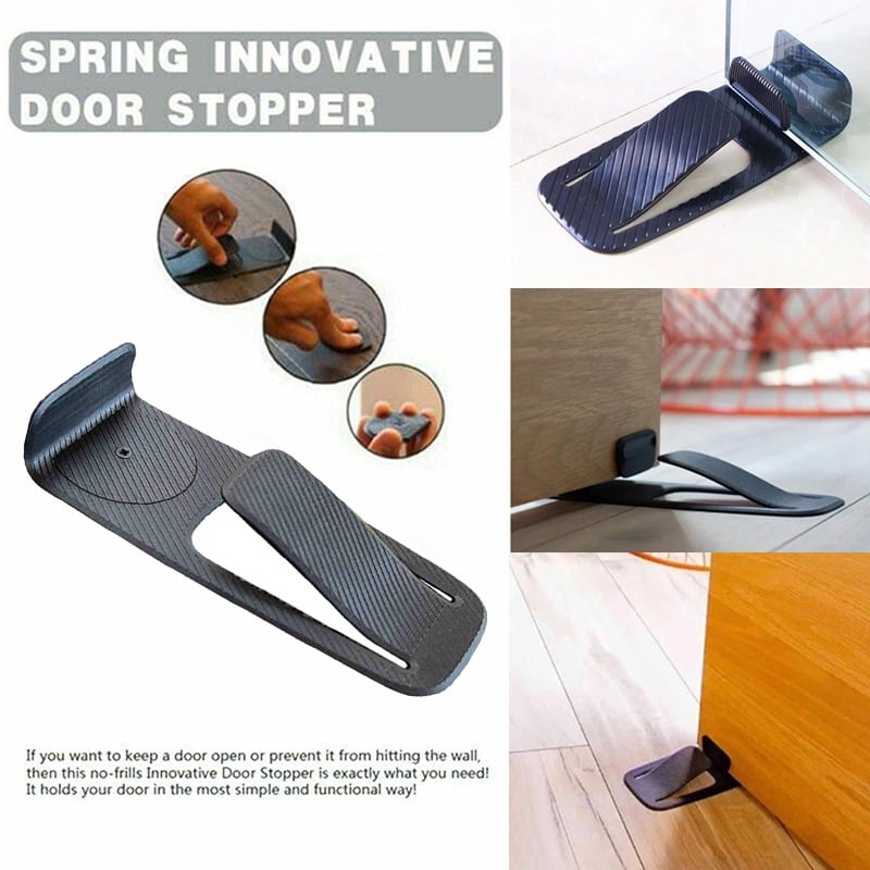 Picture of Multi-function Door Stopper Safety Protector Creative Door Open Wedge Shaped Holder Safe Floor Door Stopper Support Wholesale-Multicolor