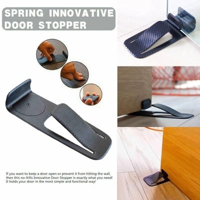 Picture of Multi-function Door Stopper Safety Protector Creative Door Open Wedge Shaped Holder Safe Floor Door Stopper Support Wholesale-Multicolor